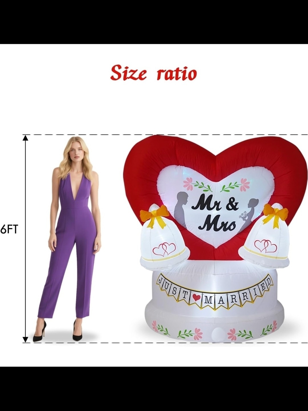 Wedding 6FT Inflatable - Picture 2 of 5